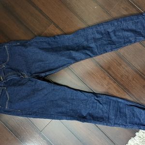 Dark wash skinny jeans